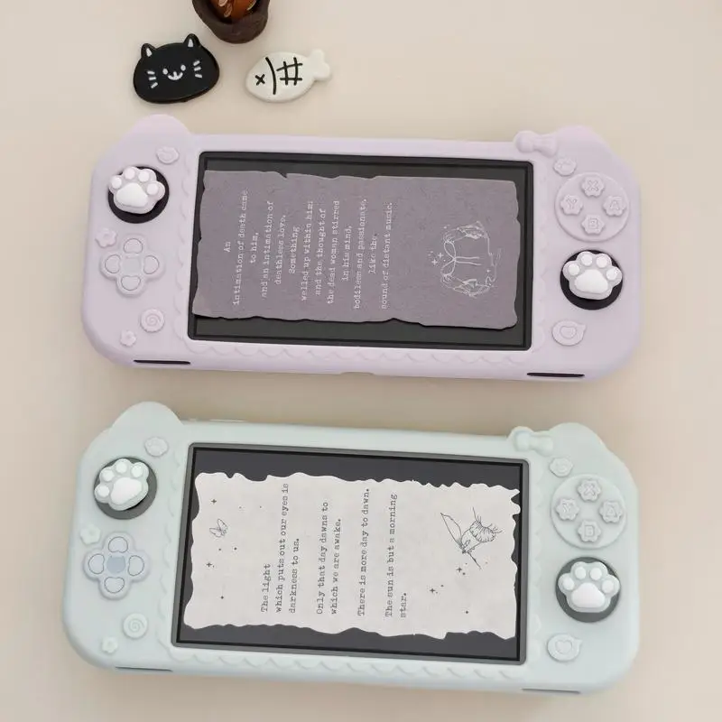 Original Design Switch Lite Protective Shell Cute Cat Claw Custom Lite Protective Shell Anime Game Peripherals