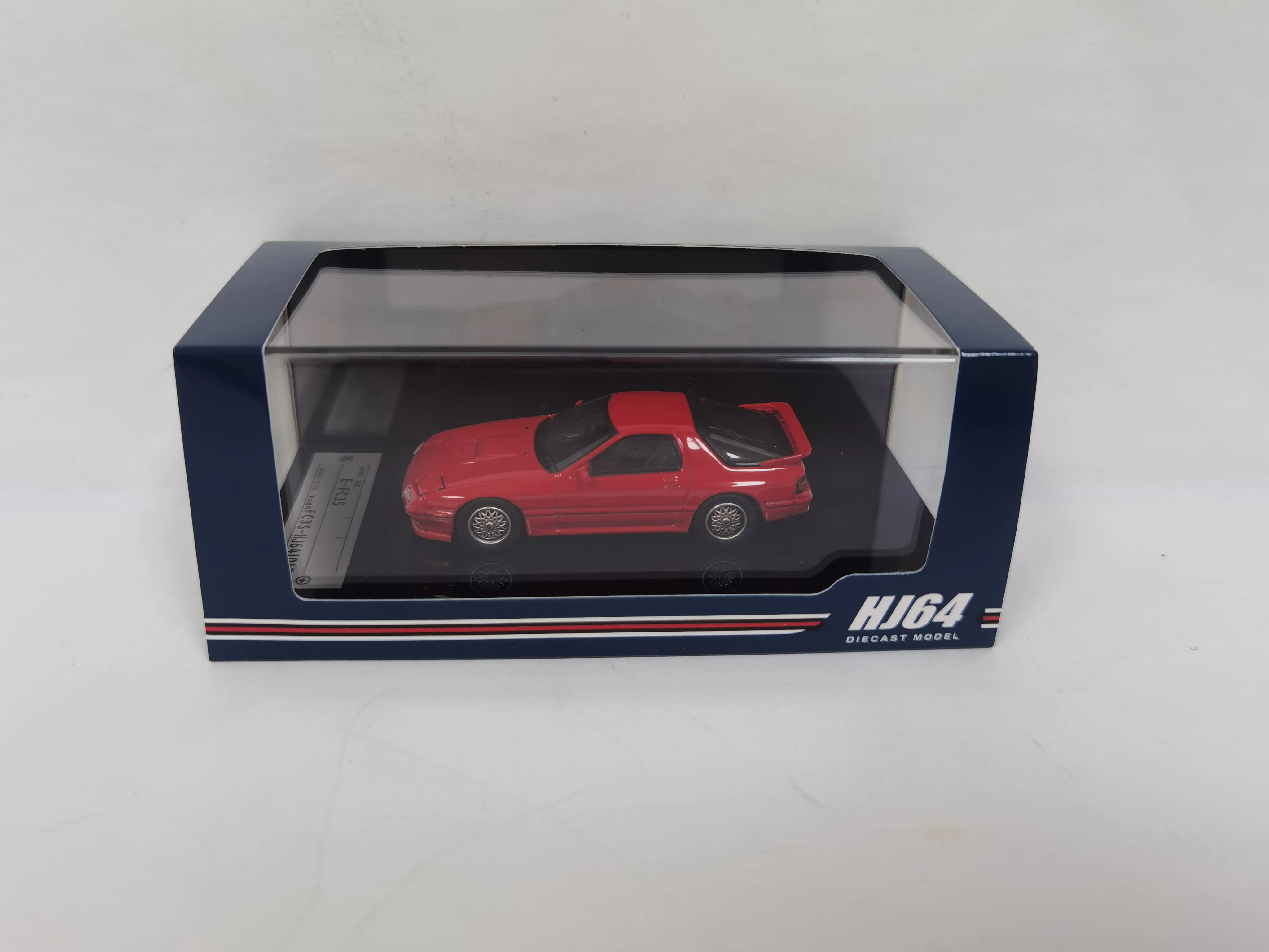 Rare HJ641043WR 1/64 Mazda RX-7 (FC3S) Winning Limited Braze Red For Collection