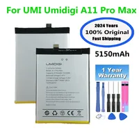 2024 Years 5150mAh Original Battery For UMI Umidigi A11 Pro Max A11Pro Max Battery Bateria In Stock + Tracking Number