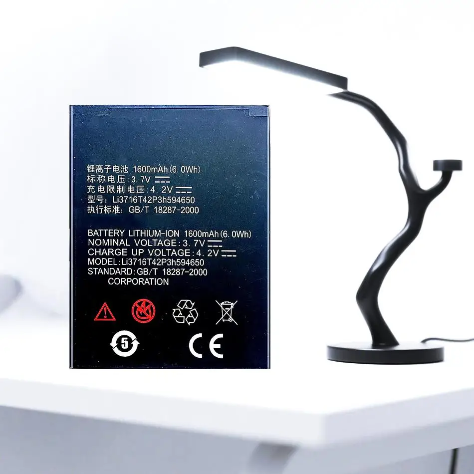 

Premium Replacement Li3716t42p3h594650 1600Mah Mobile Phone Battery For Zte V889S V889M V807 U970 V930 U930 N970 V970 U795