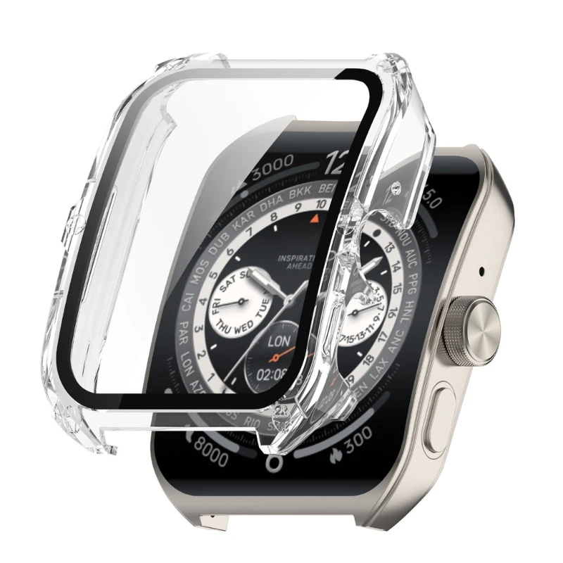 

Watch Case with Film for watch 4 Anti-scratch Cover Housing Screen Protector