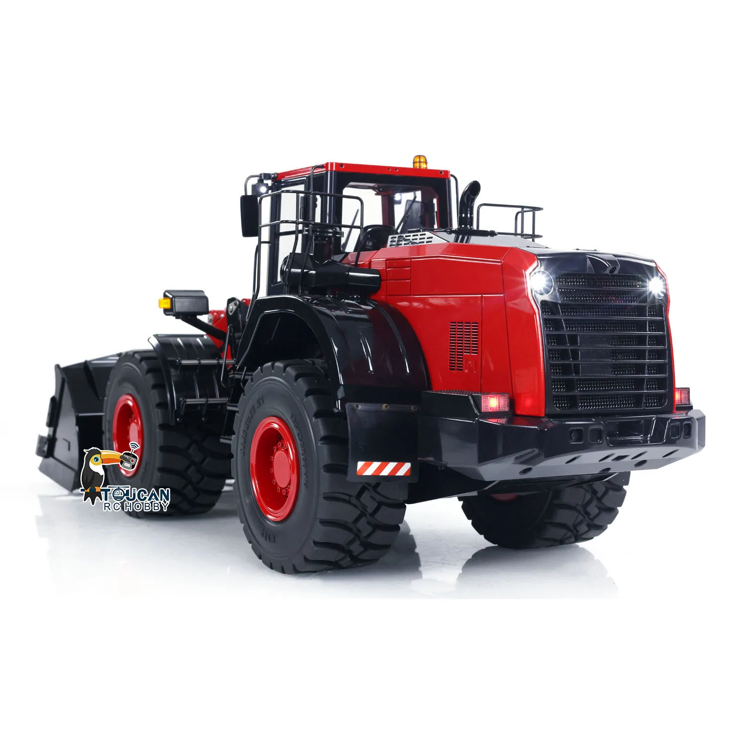 WA480 RC Pala gommata idraulica RTR 1/14 Camion in metallo a 2 velocità Radiocomando Auto Veicolo da costruzione Attacco rapido Suono leggero