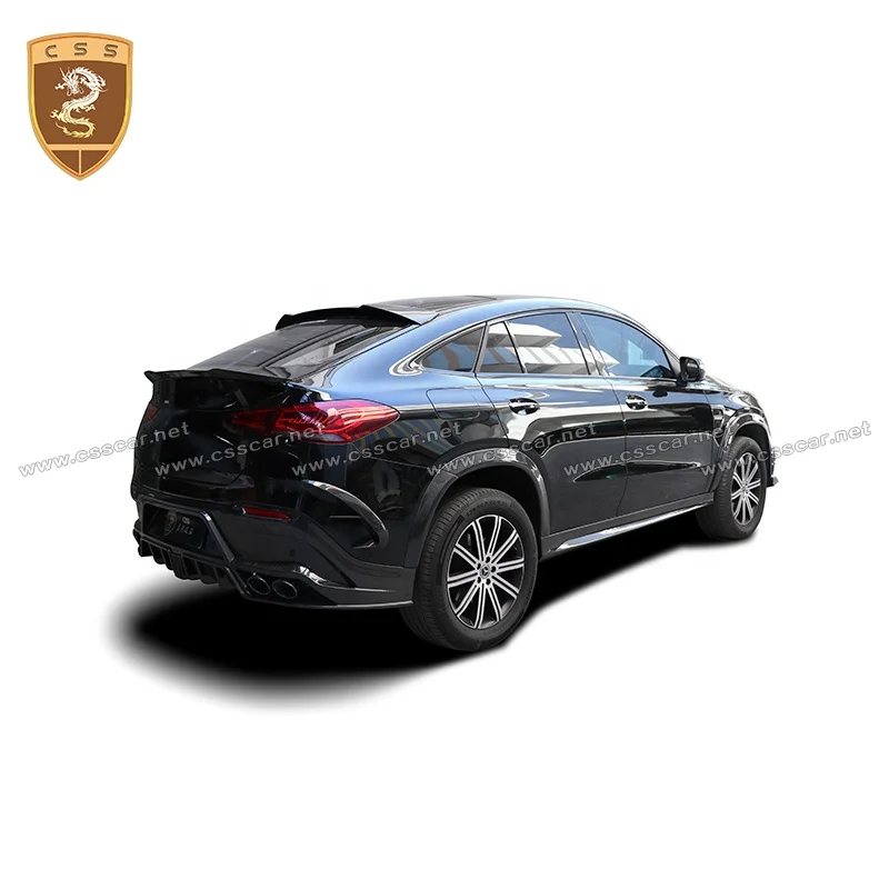 Upgrade Facelift MSY Style Front Lip Splitter Air Intake Vent Rear Bumper Exhaust Tips Body Kit For Mercedes Bens GLE Coupe C167