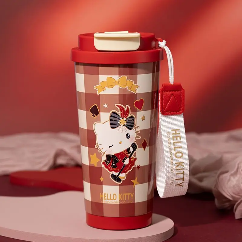 

Sanrio новая кофейная чашка Kuromi Cinnamoroll термос изолированная чашка 700 мл 316Sus портативная портативная чашка в подарок для девочек подходит чашка