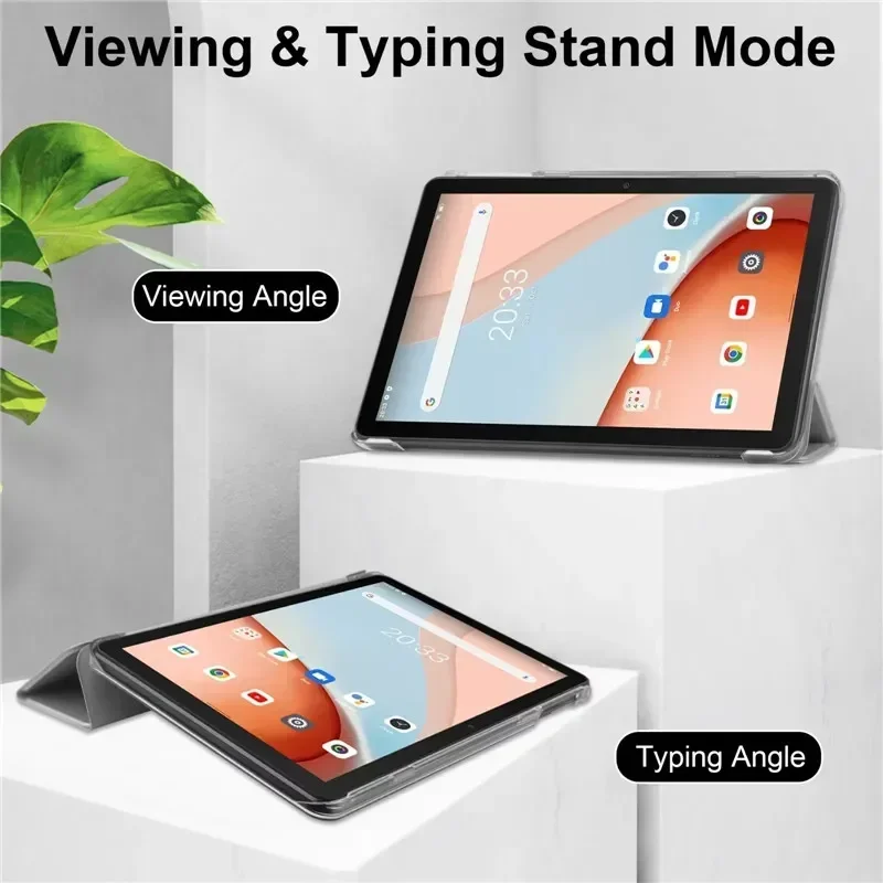 Funda For Blackview Tab 8 Wifi Case 10.1" Tablet Tri-folded Magnetic Stand Cover For Coque Blackview Tab 7 Wifi Case