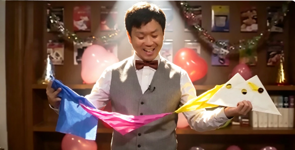 Party Games Easy - Sztuczki magiczne na scenę, magiczny jedwab,
