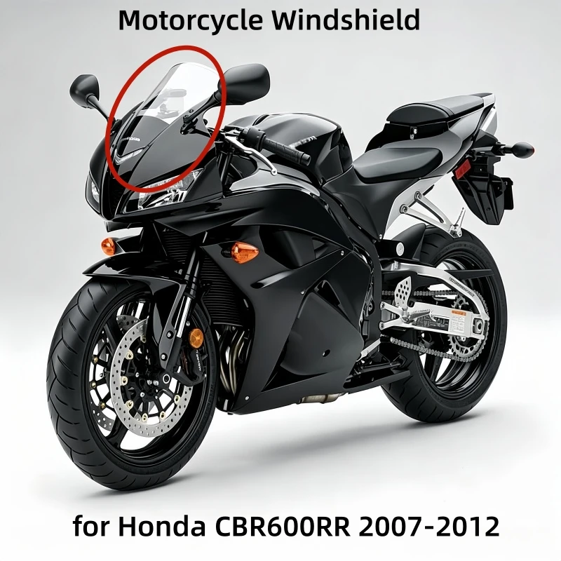 Motorcycle Windshield Front Windshield air deflector flow guide plate for Honda CBR600RR CBR 600 RR F5 2007-2012