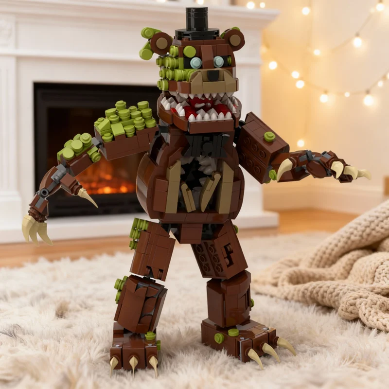 

837pcs MOC Twisted Freddy Games Model Building Blocks Architecture DIY Toys Christmas Gifts Creative Idea Education Brick
