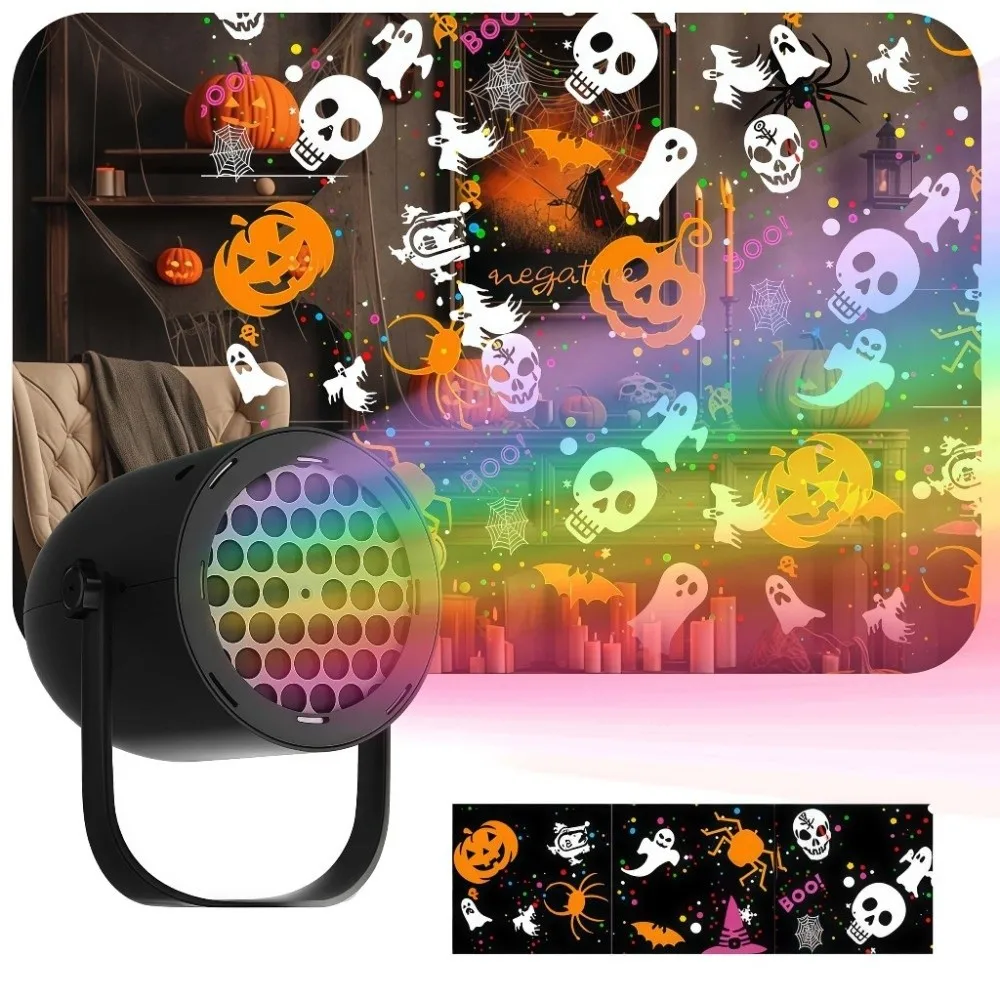 

Рождественский проектор с питанием от USB, звездный вращающийся рождественский светодиодный ночник, День святого Валентина, Хэллоуин, атмосферная лампа, Новый год