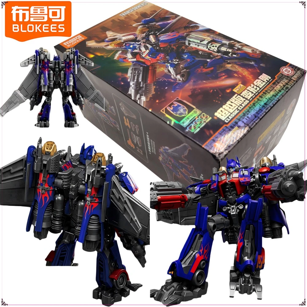 

Original Blokees Transformers Classic Class Action Figures Jetwing Optimus Prime Assembly Model Decoration Toys Birthday Gifts