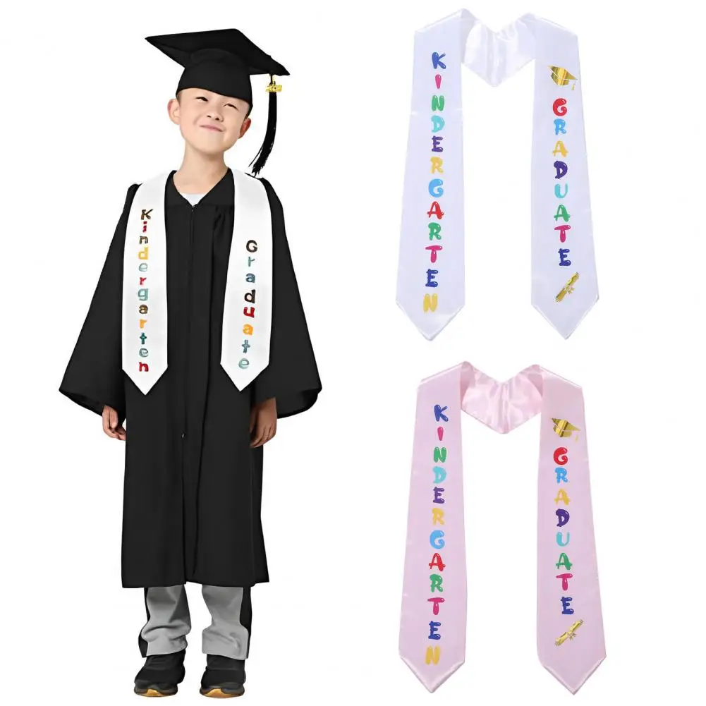 2023 Graduation Shoulder Strap Letter Design Decorative Kids Graduation Season Celebration Etiquette Strap Party Decor