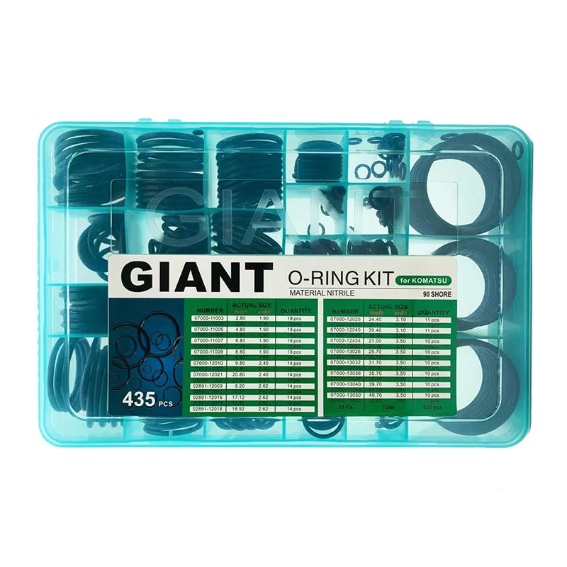 O-Ring Repair Box  Excavator Sealing Ring CarterPILLAR Komatsu PC Hitachi EX Kobelco SK Sany  SY Doosan Modern 90 NBR