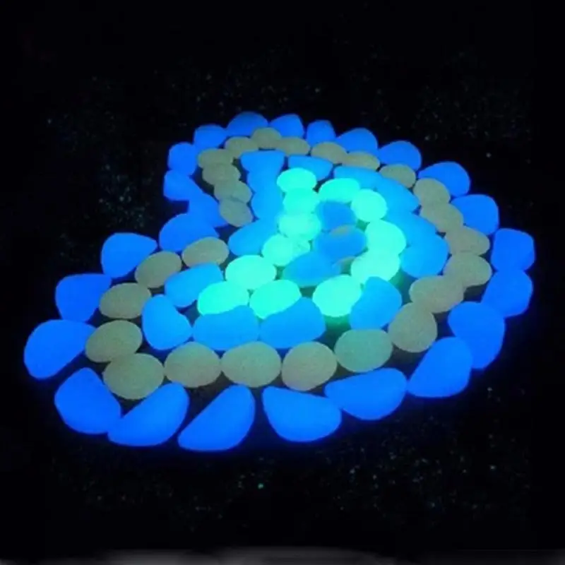 Imprezowe DIY fluorescencyjne Super świecące kamienie świecące w ogrodzie fluorescencyjne dekoracyjne kamienie z ciemnego kamienia wystrój akwarium