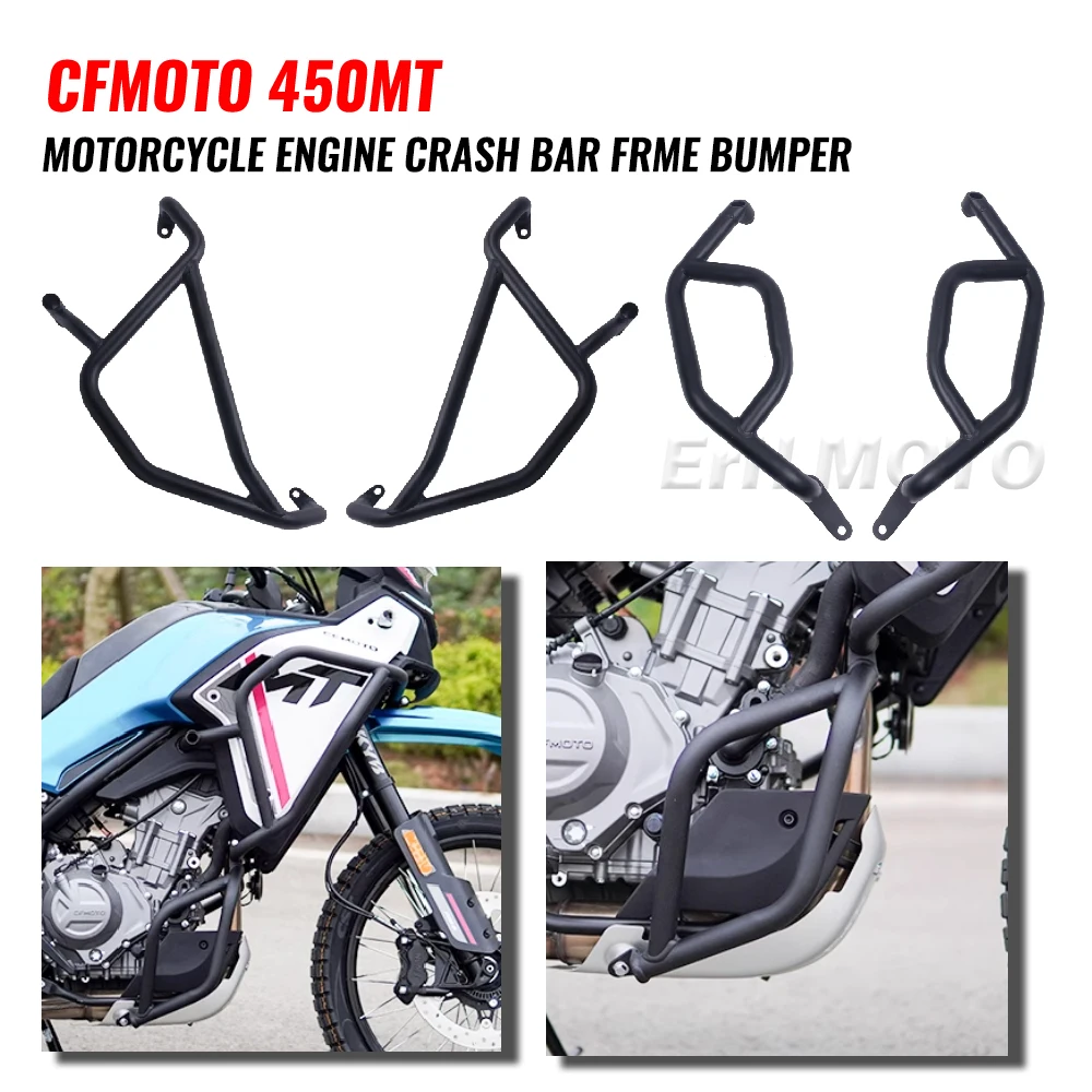 

For CFMOTO 450MT Crash Bar Highway Engine Guard Bumper Falling Protection 450 MT 2024 Body Frame Motorcycle Accessories