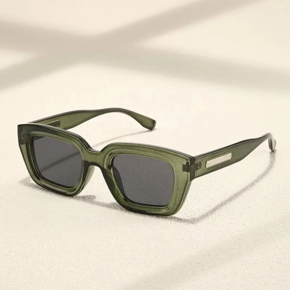 

Retro Square Frame Sunglasses Fashion Sun Glasses UV400 Eyeglasses Sunscreen Sunglasses Traver Shades Glasses