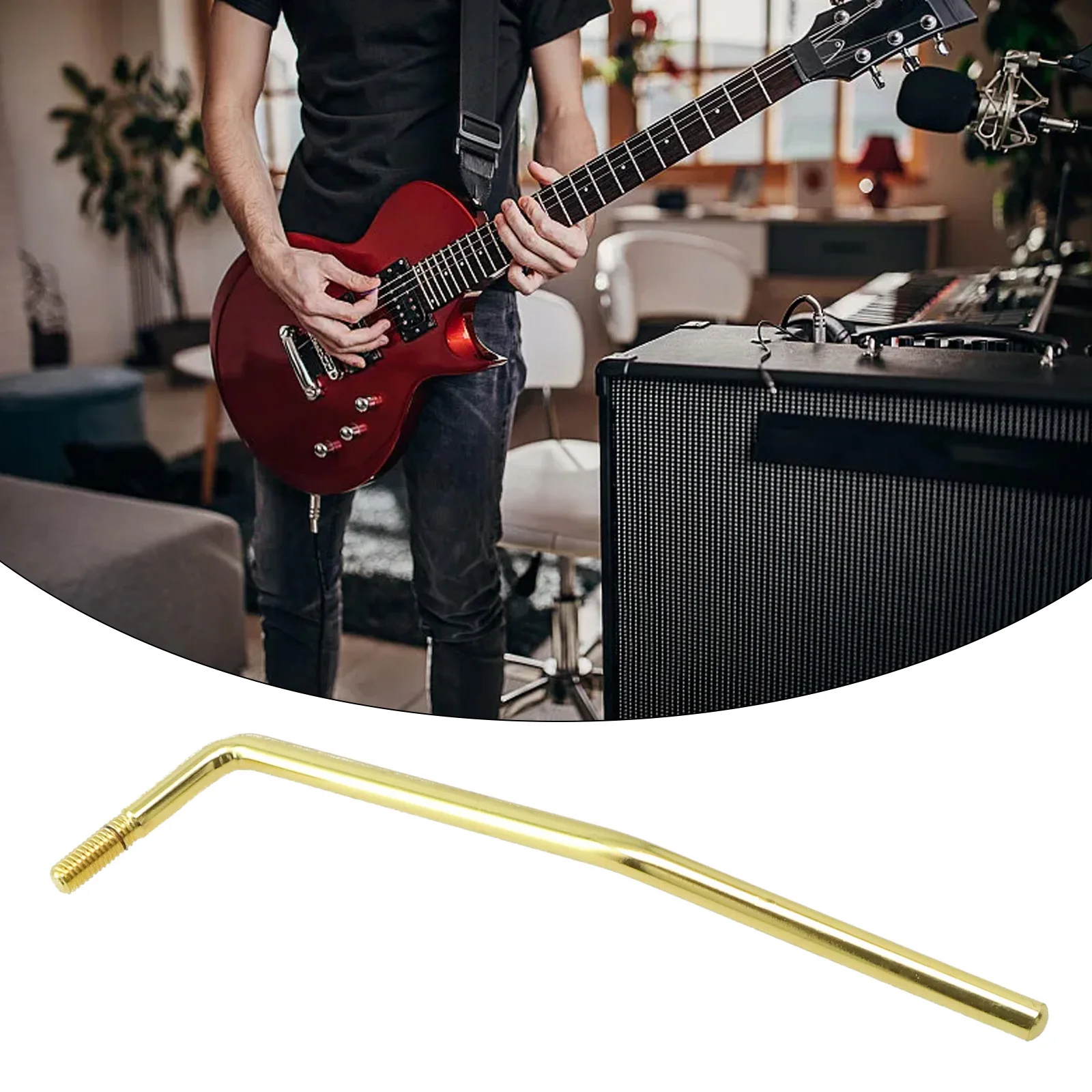 1Pc Guitar Arms For WhammyBar 6MM Single Shaking Bridge For Electric Guitar CrankLever Screw In Tremolo Arms WhammyBar Tool Part