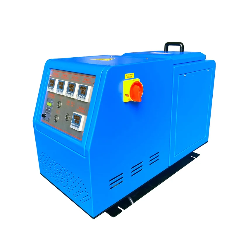 5L Hot Melt Gluing Machine System Applicator Knob Gear  Pump with 2 Outlets Included Automatic Head