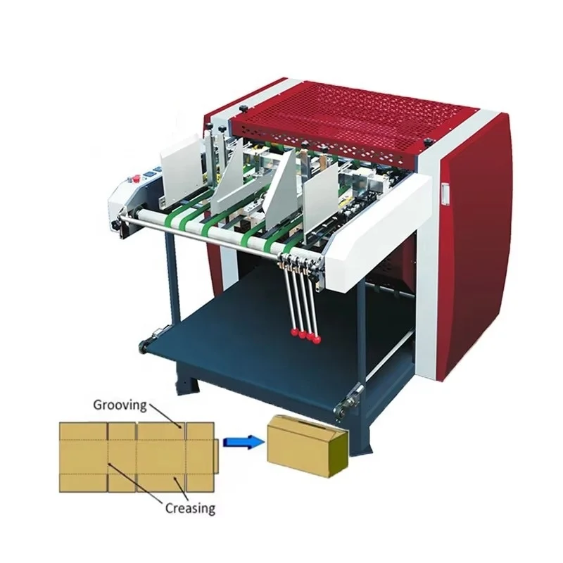 Auto 900mm Cardboard V Groove Cutting Machine Slotting Card Board Carton Paperboard MDF Grooving Machine for Rigid Board