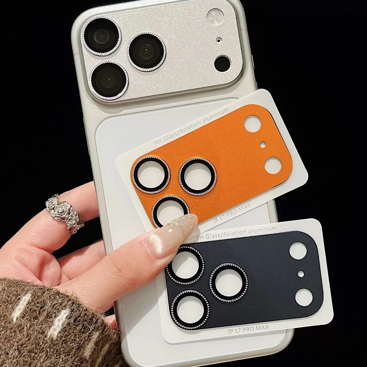 For iPhone 17 Pro Max 18 Pro Camera Lens Protector Metal Aluminum Alloy Tempered Glass Cover Camera Screen Protector Accessories