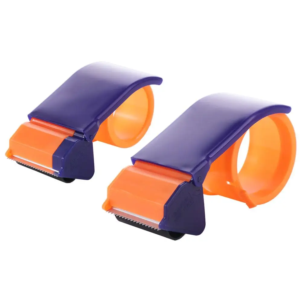 Packing Tool Convenient Tape Dispenser DIY Iron Tooth Tape Cutter Holder 5cm 6cm Plastic Box Sealing Machine Factory