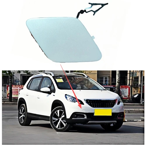 Imagen 1 del producto YL01568780 9825844580 cubierta de remolque delantera original, solapa de parachoques delantero, cubierta decorativa de parachoques adecuada para Peugeot 2008 P24C