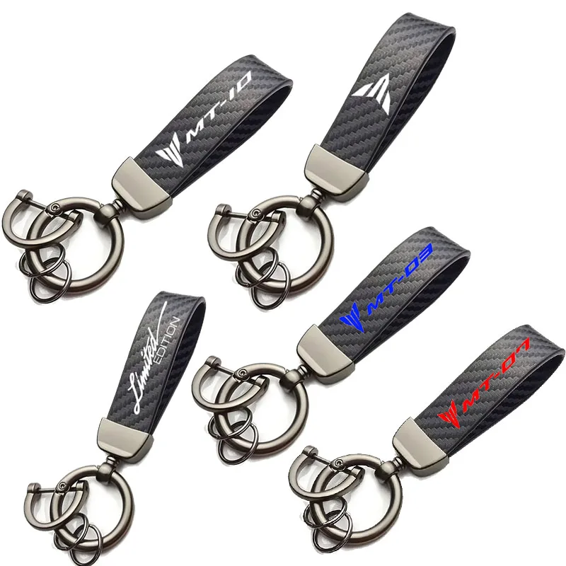 

Carbon Fiber Premium Keychain Customization For Yamaha MT09 MT07 MT10 MT03 MT 09 07 03 10 MT-09 MT-07 MT-10 TRACER 900 700