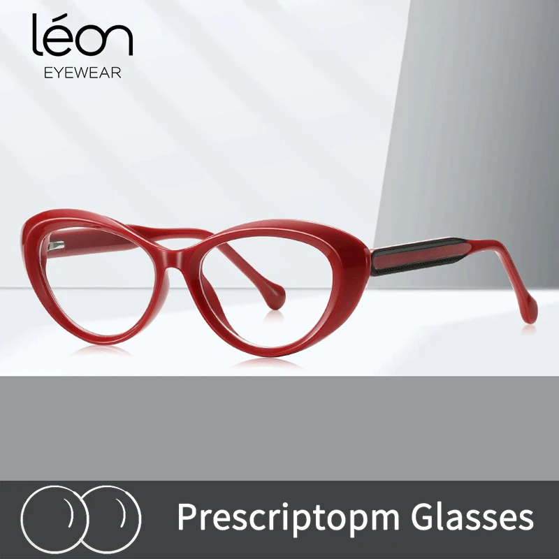 

Fashionable Cat Eye Glasses Photochromic Women Optical Lenses Prescription Myopic Hyperopia Astigmatism Progressive Eyewear