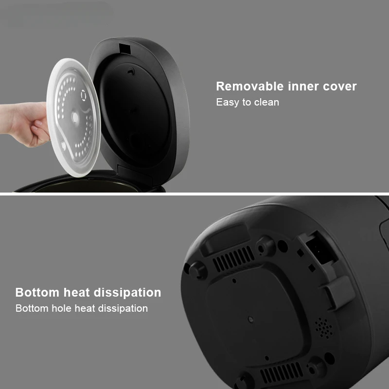 وعاء طبخ أرز كهربائي 3 لتر للمنزل 3-5 أشخاص وعاء غير لاصق 110 فولت/220 فولت مع حجز 24 ساعة وتحافظ على الدفء