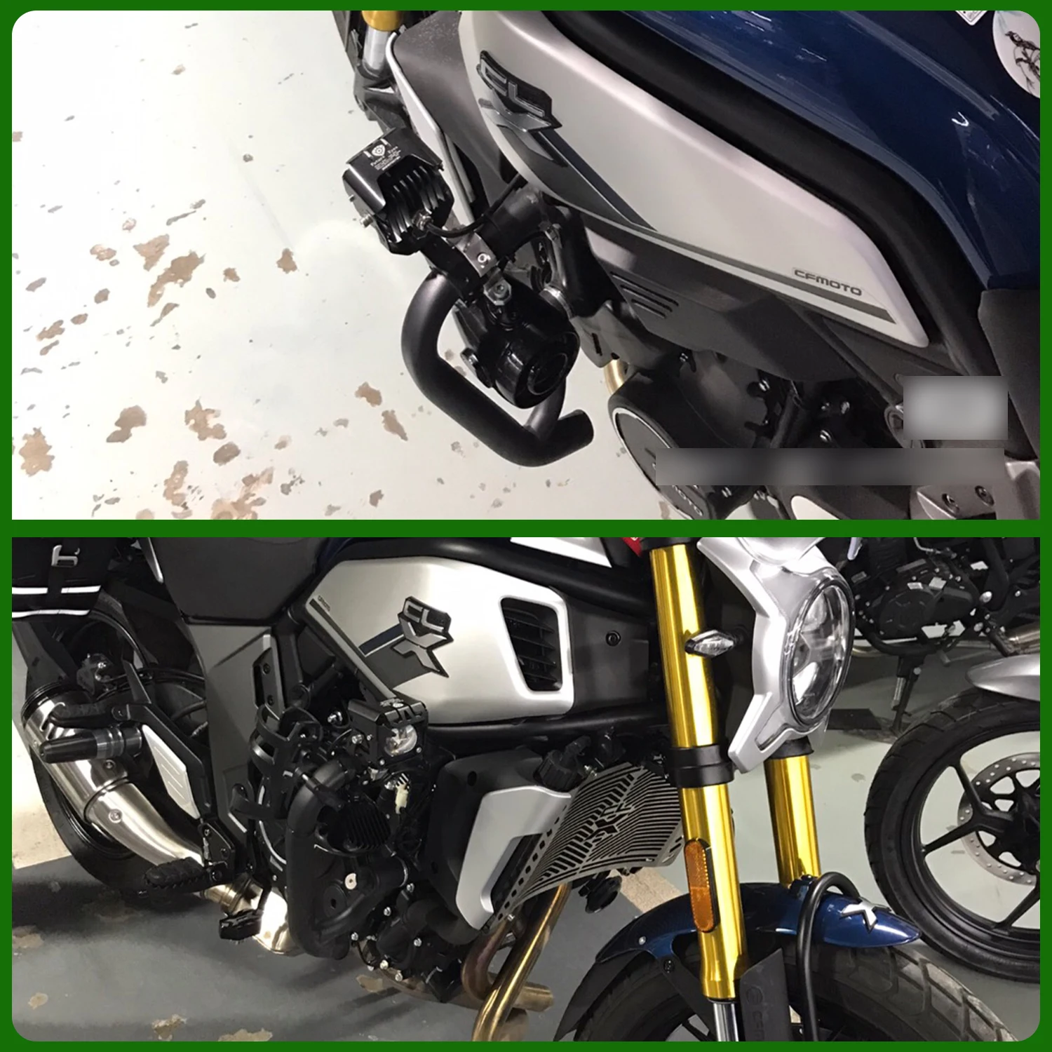 For CFMOTO 700CL-X 700CLX 700CL X Motorcycle Highway Engine Guard Bumpers Crash Bars Stunt Cage Buffer Fuel Tank Protector