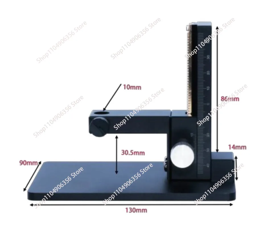 Coarse trimming Raman probe Solid trimming bracket High precision optical microscopy Fiber diffuse reflection focusing