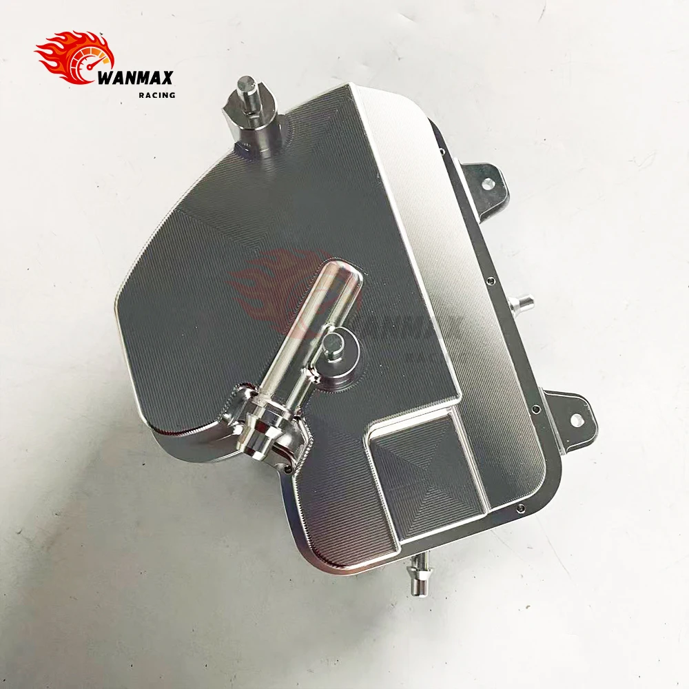 Upgraded Silver Coolant Expansion Tank for BMW M5 F90 - Reinforced Cooling System Reservoir, OEM Replacement for Plastic
