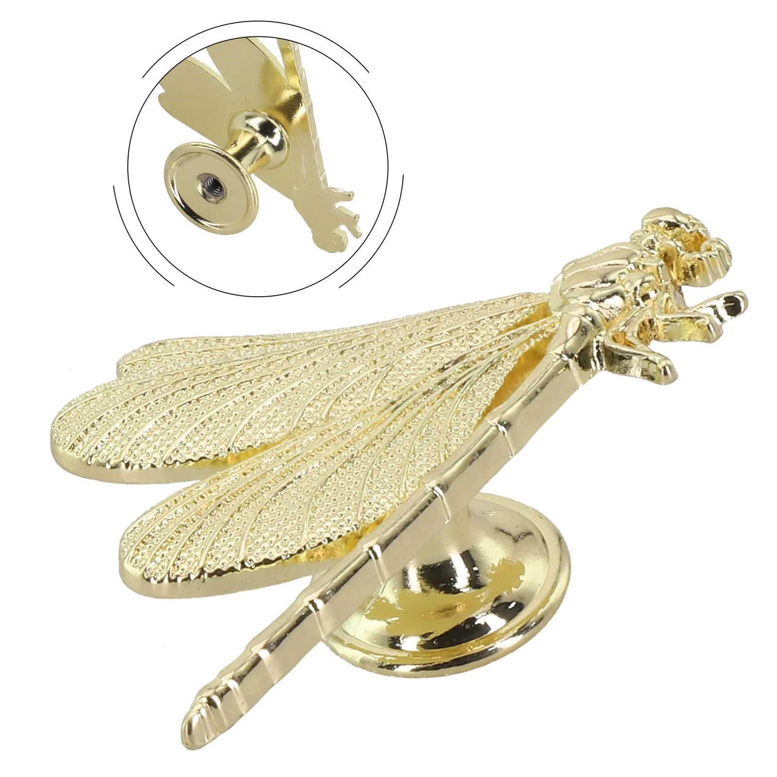 1pc Cabinets Handle For Dressers Cabinets Wine Racks Zinc Alloy Home Improvement Elegant Modern Vintage Dragonfly Cabinet Knobs