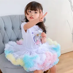 Kids Girls Petticoats Tulle Skirt Baby Girl Clothes Tutu Pettiskirt Skirt Girl Clothes Princess Skirts Skirt for Girls Clothing