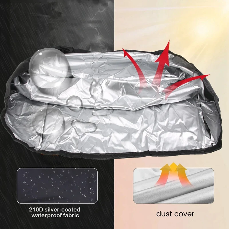 56X61x64cm Boat Seat Cover Waterproof Anti UV Dust Elastic Marine Folding Seat Cover Ship Rotate Chair Table Cover