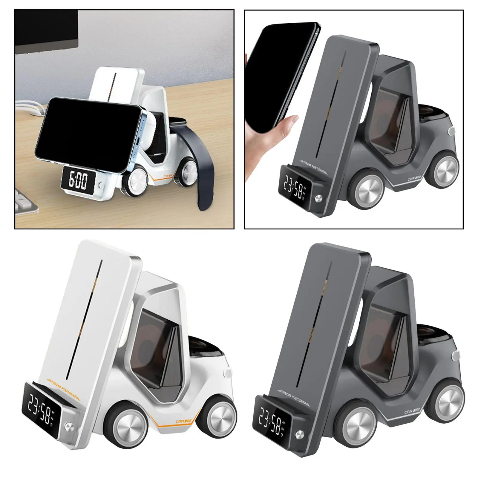 Cordless Charger Travel Use AntiSlip Universal 15W Professional Phone Charger Stand for Cell Phone Home Use Office Car Car Shape