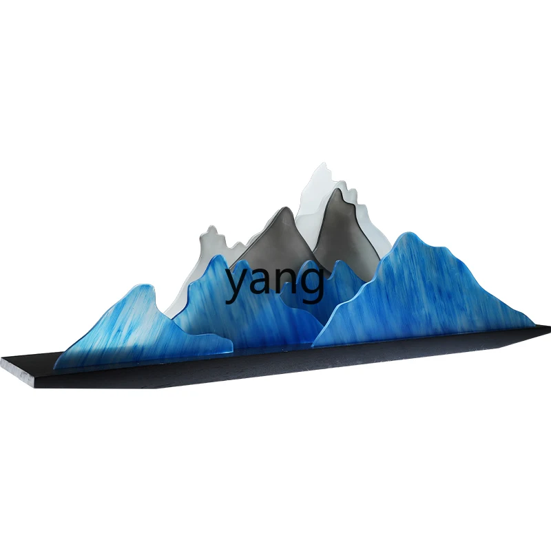 

LT hotel lobby large floor sculpture art decoration living room entrance lucky rockery ornament
