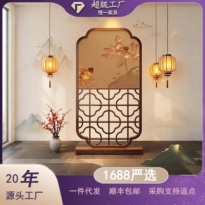 يمكن تحريك غرفة المعيشة المكتبية ذات الشاشة الجمالية من سلالة سونغ لتحجب الحلي المزخرفة وشاشة الجملة المصنوعة من الخشب الصلب #1