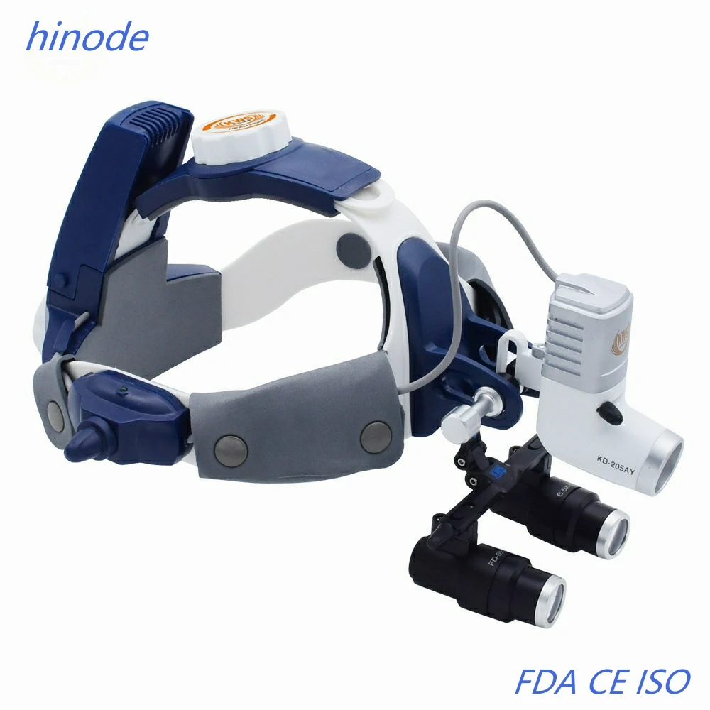 

Medical Surgical Dental ENT 4.0X 5.0X 6.0X 6.5X Binocular Magnifier Loupes and Wireless headlamp headlight Chargable Adjustable