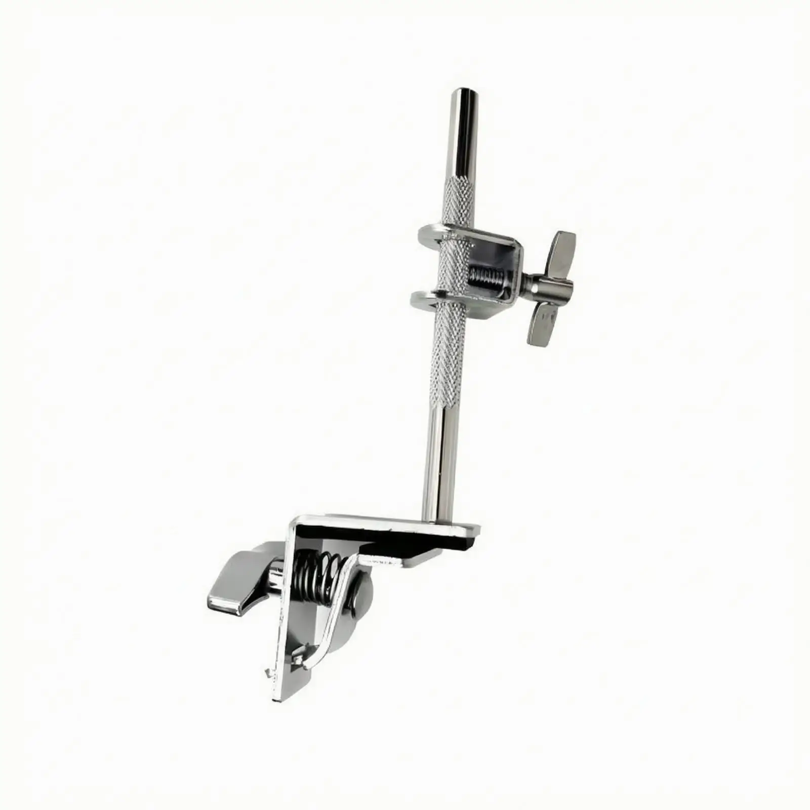 Heavy Duty Steel Cowbell Mount for Bass Drum Hoop Adjustable Height Angle Percussion Cowbell Clamp