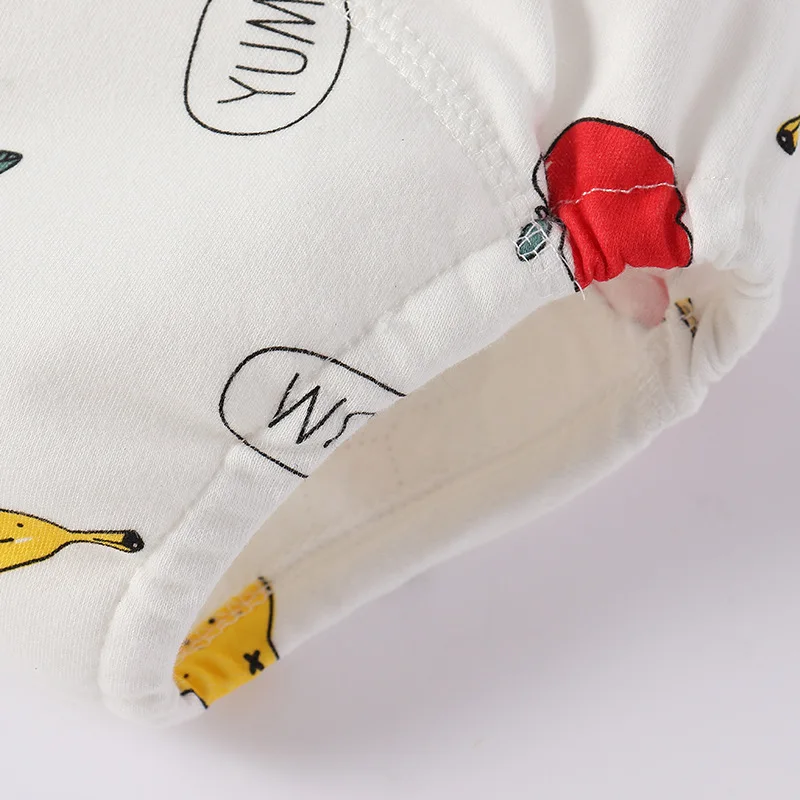 Wiederverwendbare Weiche Baumwoll-Babywindeln Atmungsaktive Windelhöschen Kleinkind-Töpfchentrainingshosen Unterwäsche für Jungen & Mädchen – Detail 5