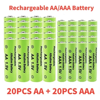 1.5V AA + AAA NI-MH 충전식 AA 배터리 AAA 알카라인 2100-3000mAh 토치 장난감 시계 MP3 플레이어 Ni-Mh 배터리 교체