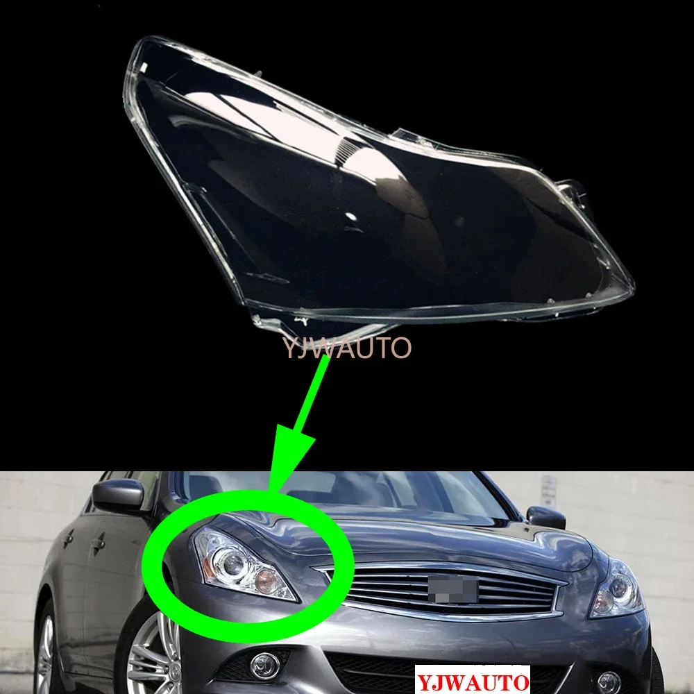 For Infiniti GS25 20072008 2009 2010 2011 2012 2013 Headlamp Cover Car Headlight Lens Replacement Front Lampshade Auto Shell