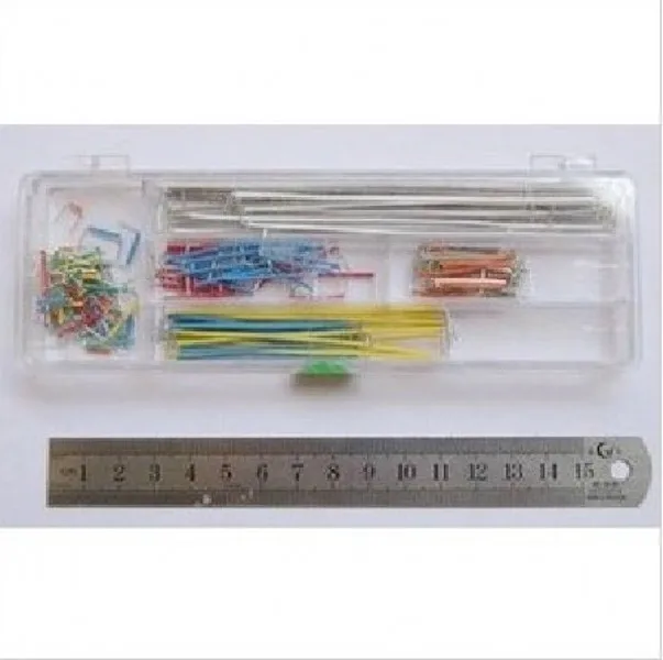 HAILANGNIAO new 5 package=700pcs convenient New Solderless Flexible Breadboard Jumper wires Cables HOT Sale In stock