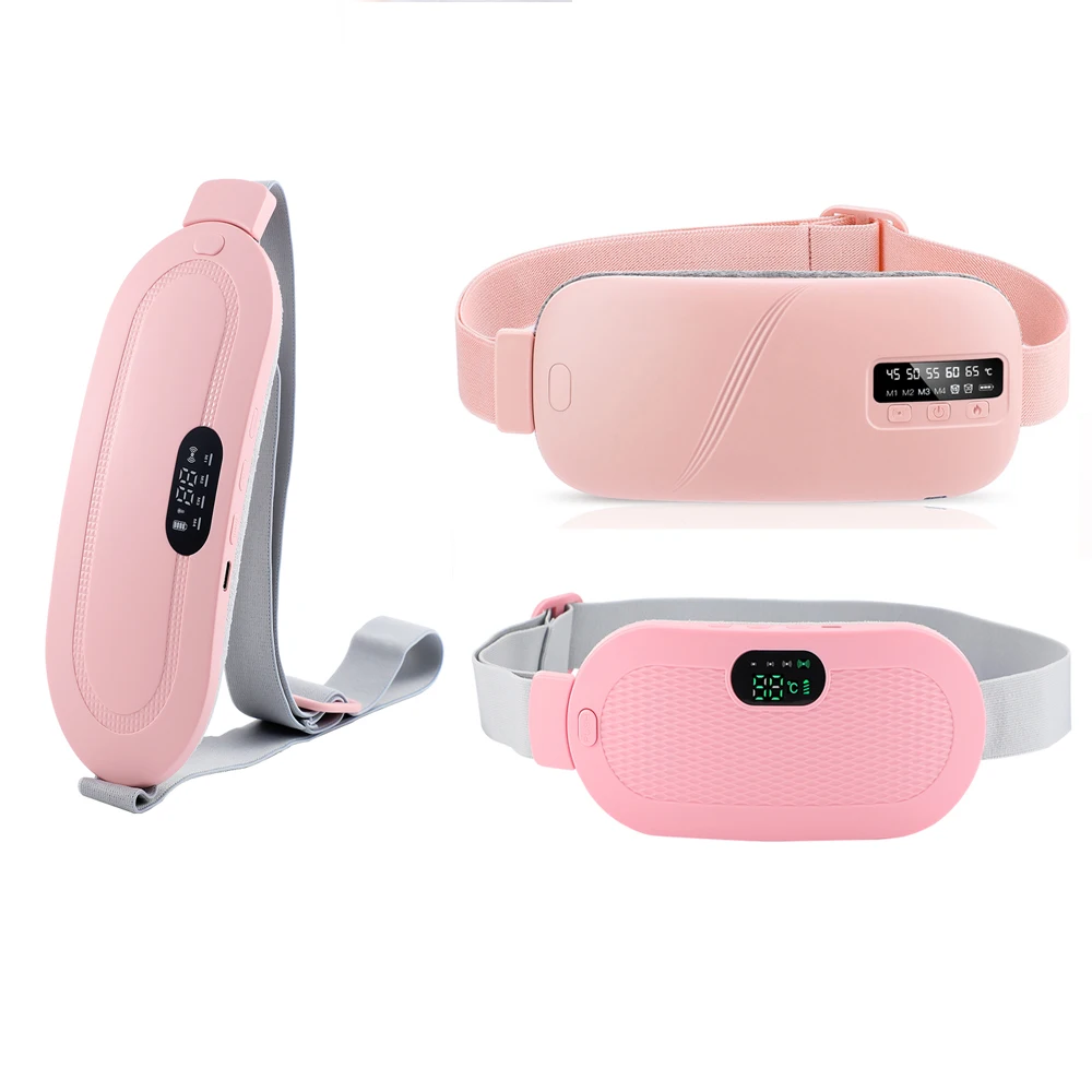 

Electric Heating Pad for Period Abdominal Massage Belt Menstrual Cramp Relief Belt Abdomen Warm Palace Vibrating Machine