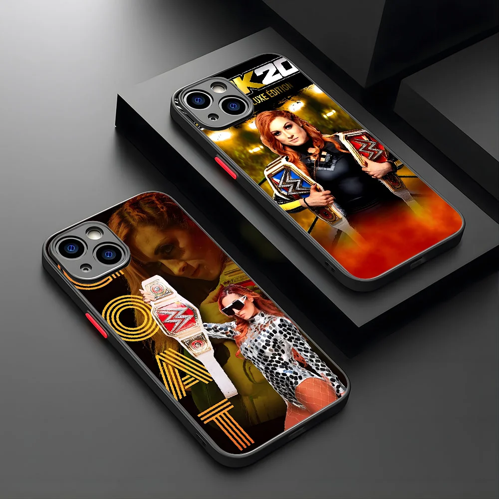 Becky Lynch Phone Case For IPhone 15 14 13 Pro Max 12 Mini 11 6S 7 8 Plus XS X XR Matte Case