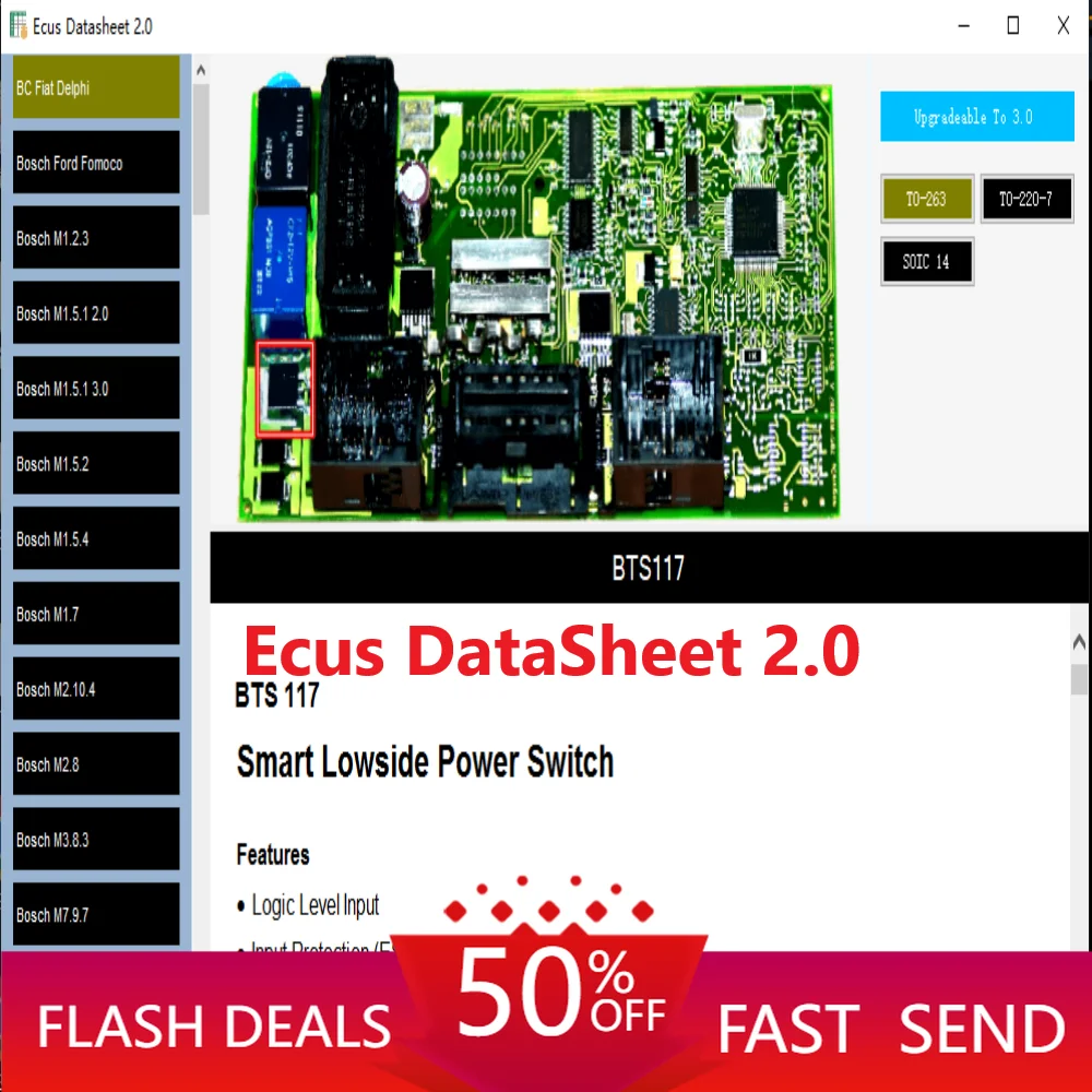 Ecus DataSheet 2.0 Software  PCB Schematics with Electronic Components of Car ECUs and Additional Information  EcusDataSheet 2.0