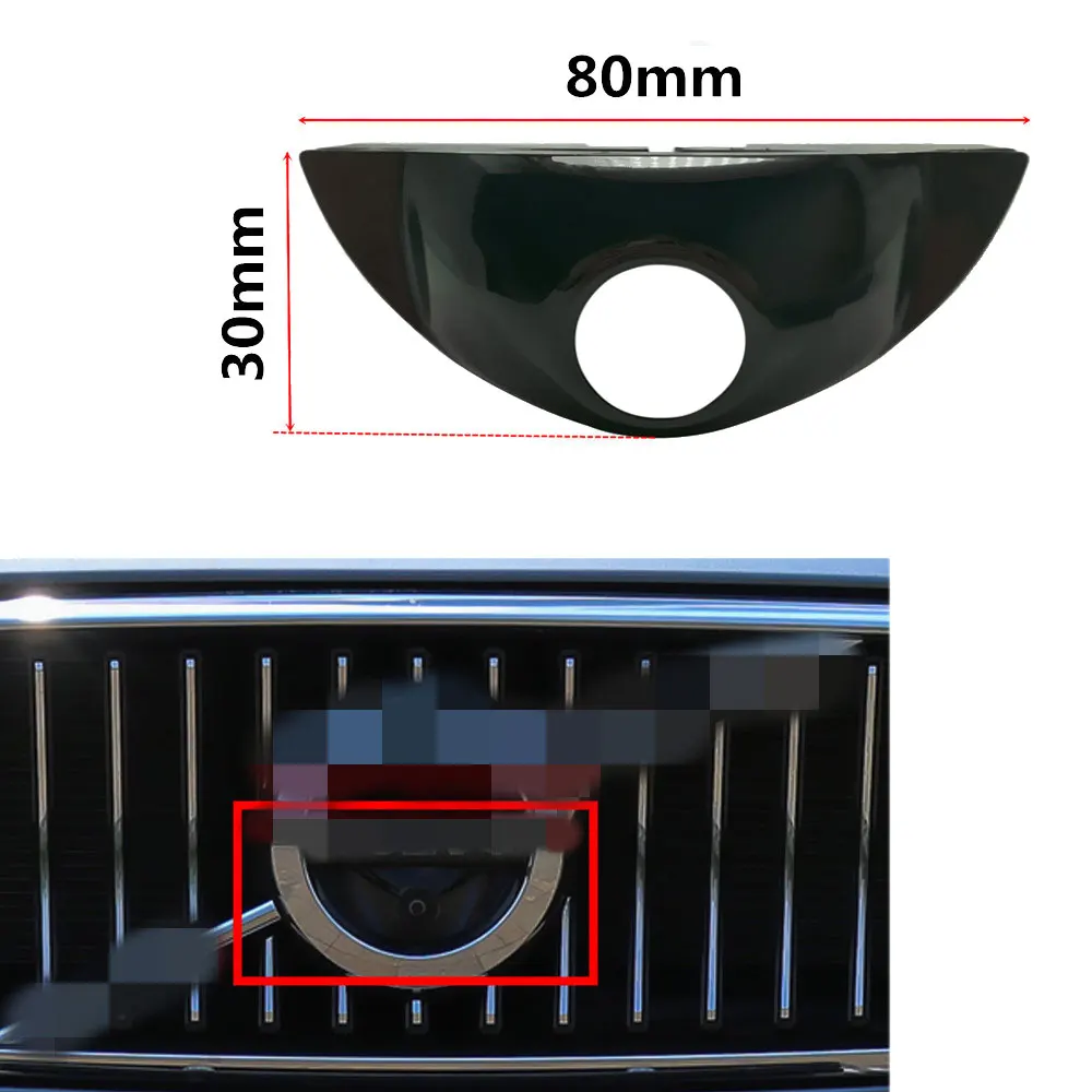 Telaio della staffa della fotocamera con Logo positivo anteriore dell\'auto per Volvo SL40 SL80 XC60 XC70 XC90 S60 S80 S90 C70 V40 V50 V60 V70 V90