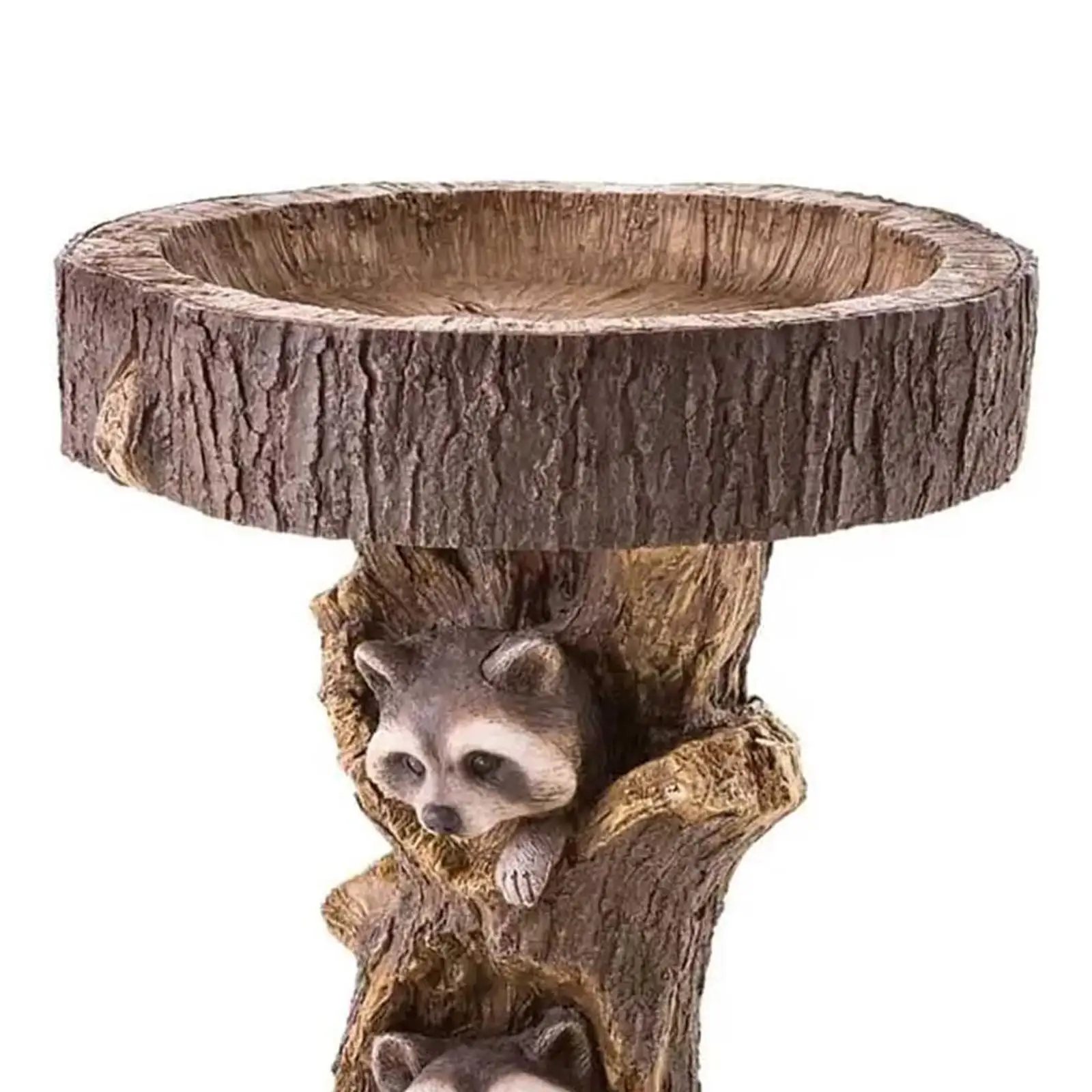 Statue d'animal en résine pour extérieur, piquets de jardin, ornement de pelouse, de jardin ou de cour, résistant aux intempéries, sculptures de bain d'oiseaux, cadeau