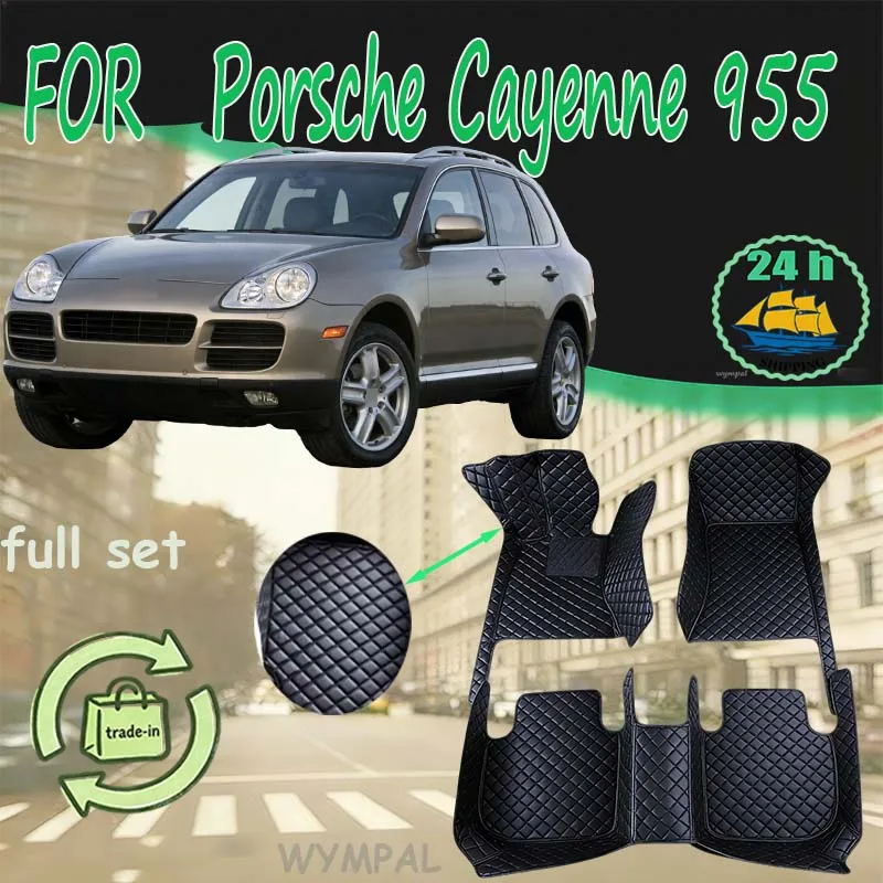 

Custom Car Floor Mats for Porsche Cayenne 955 2006 2007 2008 2009 2010 All model auto Rug Carpet Footbridge accessories styling