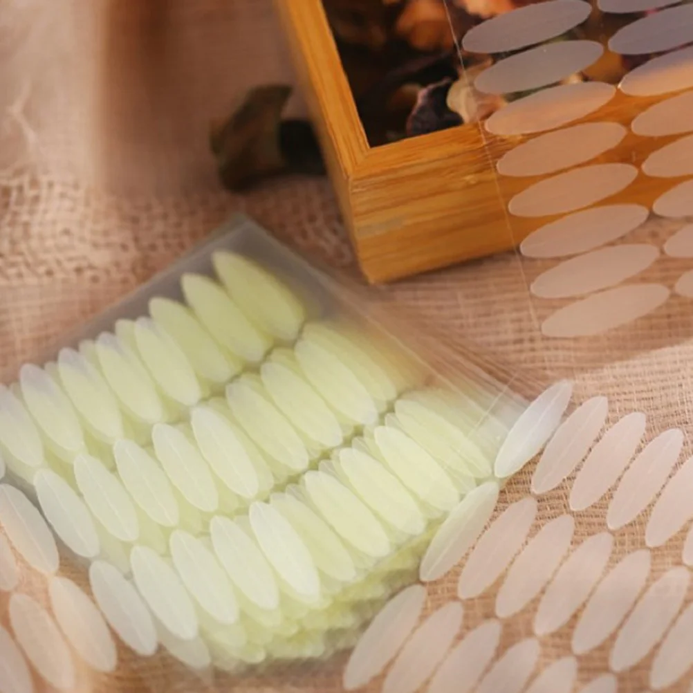 2세트 쌍꺼풀 테이프 보이지 않는 가벼운 통기성 오래 지속되는 방수 자연스러운 눈꺼풀 스티커 후드형 눈용 뷰티